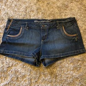 Blue Asphalt Denim Shorts Sz 15
